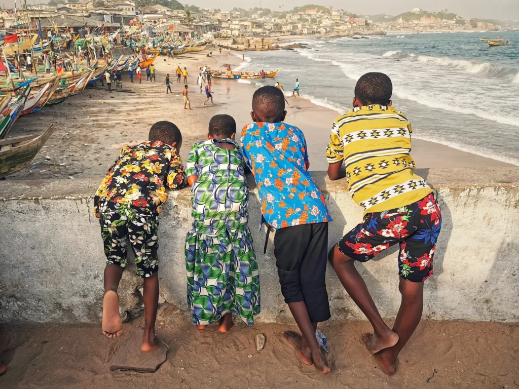 Cape coasting kids, Ghana, 2020 - Anne-Laure Guéret photography