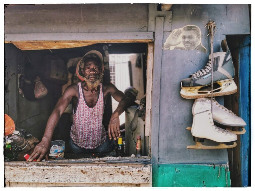 Rasta Man Jamestown -Anne-Laure Guéret photography