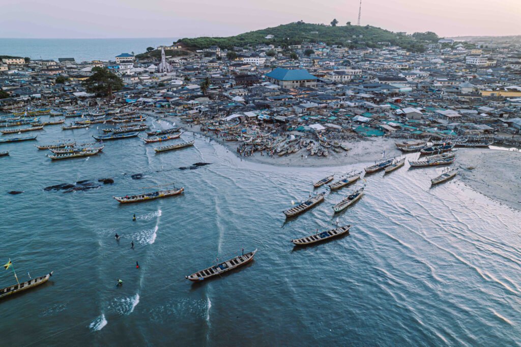 Ghana, drone view - Anne-Laure Guéret photography