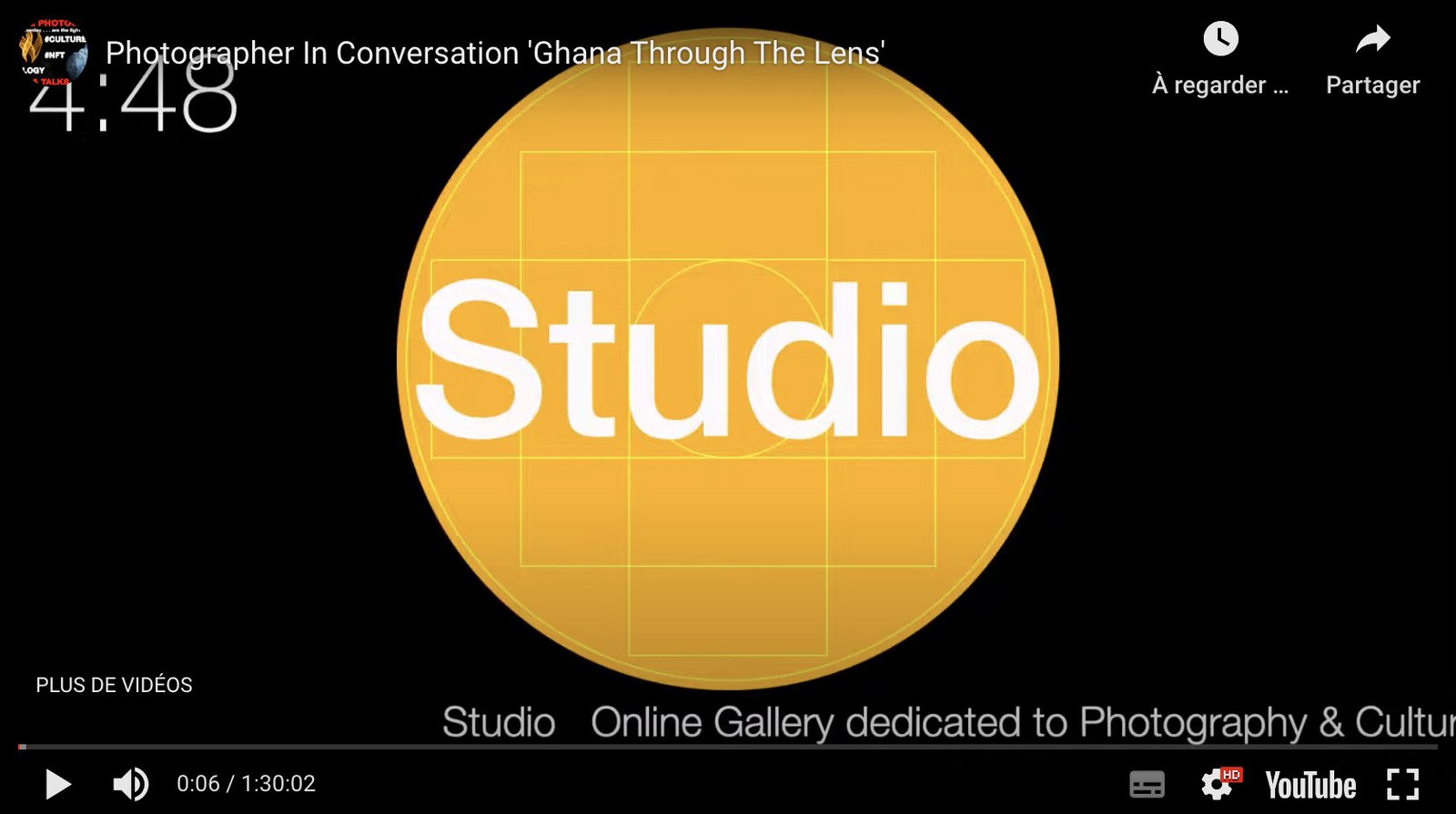 Image de mise en avant pour la vidéo YouTube : Photographer In Conversation 'Ghana Through The Lens'